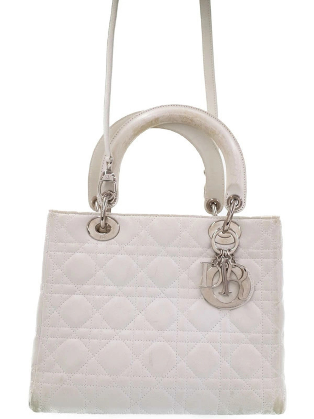 Christian Dior Cannage Quilted Lady Dior 2way bag